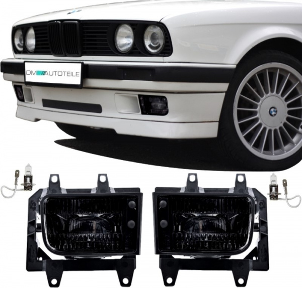 Upgrade Nebelscheinwerfer für BMW 3er E30 Facelift ab 87+ schwarz